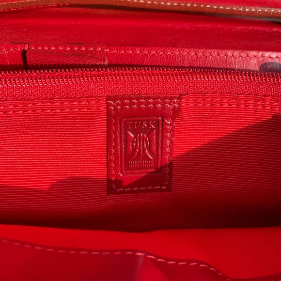 Vintage Red Leather Mini Bag - Picture 7 of 7